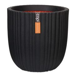 Capi Urban Ball Tube Planter Range - Black