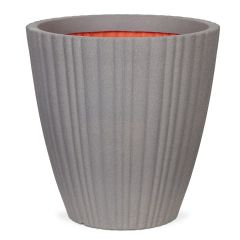 Capi Urban Vase Taper Round Tube Planter Range - Grey