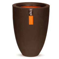 Capi Urban Vase Elegant Low Planter Range - Brown