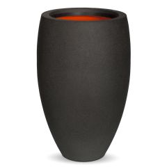 Capi Urban Vase Elegant Deluxe Planter - Black - Diameter 40cm x H60cm