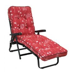 Glendale Deluxe Sun Lounger - Renaissance Rouge