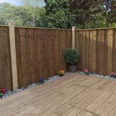 Mercia Vertical Hit and Miss Panel - Pressure Treated