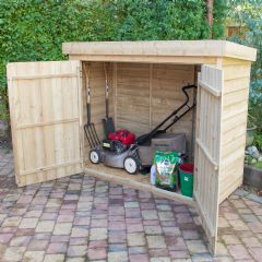 Forest Garden Pressure Treated Pent Large Outdoor Store - W6ft x H5ft