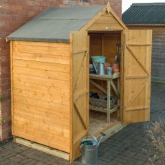 Forest Garden Dip Treated Apex Double Door Shed Range
