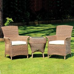 Cozy Bay Panama Rattan 2 Seater Lounge Set