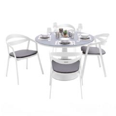 Garden Art La Vida Aluminium 4 Seater Dining Set