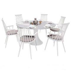 Garden Art Royal Aluminium 6 Seater Dining Set