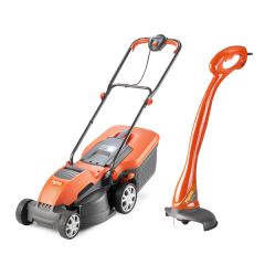 Flymo Speedi-Mo 36cm Electric Rotary Mower and MiniTrim 21cm Electric Linetrimmer