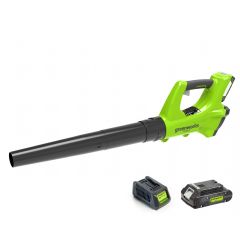 Greenworks 24V Axial Blower with 2Ah Battery and Charger