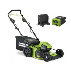 Greenworks 60V DigiPro 46cm Self Propelled Lawnmower with 2Ah Battery and Charger