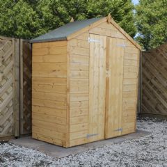 Mercia Shiplap Apex Double Door Shed - W6ft x D3ft