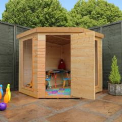 Mercia Contemporary Corner Style Playhouse - W5ft x D5ft