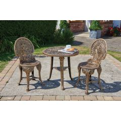 Greenhurst Wenlock 2 Seater Bistro Set - Bronze