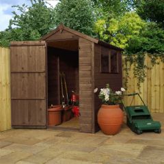 Mercia Pressure Treated Apex Shed - W4ft x D6ft