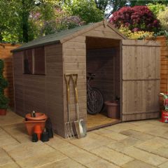 Mercia Pressure Treated Apex Shed - W6ft x D8ft