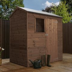 Mercia Pressure Treated Reverse Apex Shed - W6ft x D4ft