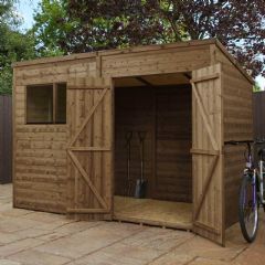 Mercia Pressure Treated Pent Shed - W10ft x D5ft