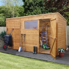Mercia Shiplap Pent Shed - W10ft x D8ft