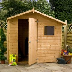 Mercia Shiplap Offset Apex Shed - W7ft x D5ft