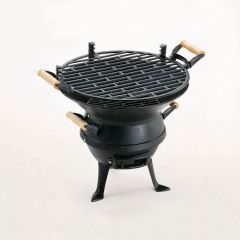 Landmann Grill Chef Cast Iron Barrel Charcoal BBQ