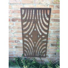 Parallax Aztec Rusted Wall Panel