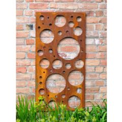 Parallax Bubble Rusted Wall Panel