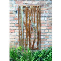 Parallax Silver Birch Rusted Wall Panel
