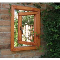 Parallax Small Window Ajar Garden Mirror
