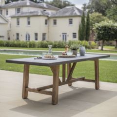 Garden Trading Chilson 240cm Dining Table - Cement Fibre