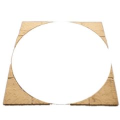 Deco-Pak Compass Rotunda Large Squaring Off Kit - Buff Gold