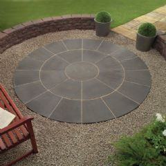 Deco-Pak Oxford Circle Large 2.4m Circle Paving Kit - Twilight