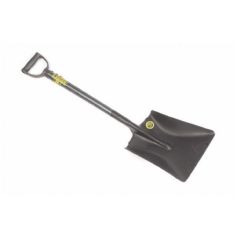 Lasher Tools Heavy Duty Square Mouth Shovel with Cast Iron Handle