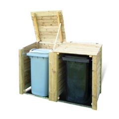 Rutland County Morcott Double Wheelie Bin Store