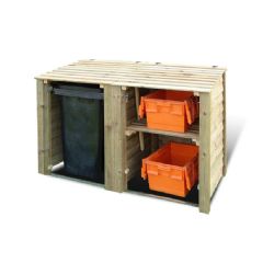 Rutland County Morcott Double Combo Bin Storage Unit