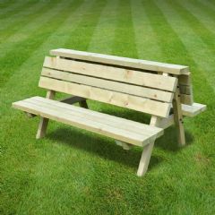 Rutland County Leighfield Junior Kids Double Bench - Light Green