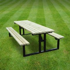 Rutland County Tinwell Steel Picnic Bench