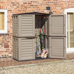 Rowlinson Mocha Plastic Tall Store - W151cm x D83cm