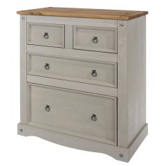 Core Products Corona Grey 2 and 2 Chest of Drawers