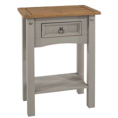 Core Products Corona Grey Single Drawer Hall Table