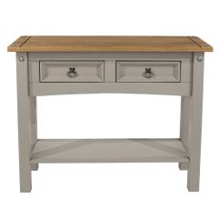 Core Products Corona Grey 2 Drawer Hall Table