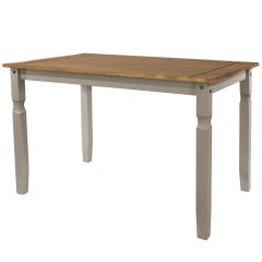 Core Products Corona Grey Rectangular Dining Table - W118cm