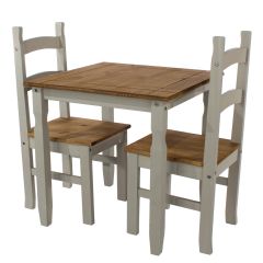 Core Products Corona Grey 2 Seater Square Dining Set