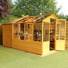 Mercia Shiplap Combi Greehouse and Shed - W6ft x D12ft