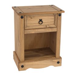 Core Products Corona Single Drawer Bedside Cabinet