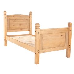 Core Products Corona High End Single Bed with Knobs
