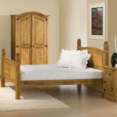 Core Products Corona High End King Sized Bed with Knobs