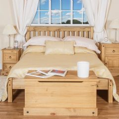 Core Products Corona Slatted Low End Double Bed