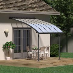 Palram Joya Patio Cover - W3.05m x D3m - Grey