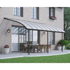 Palram Joya Patio Cover - W5.46m x D3m - Grey