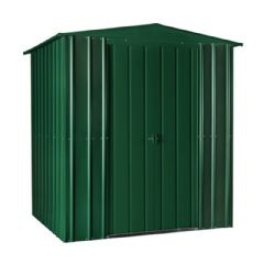 Lotus Metal Apex Shed - W6ft x D4ft - Heritage Green
